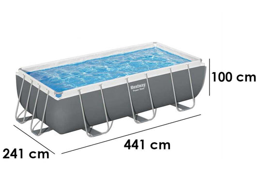 Bestway Power Steel 56441DE – 404x201x100 cm – Frame Pool