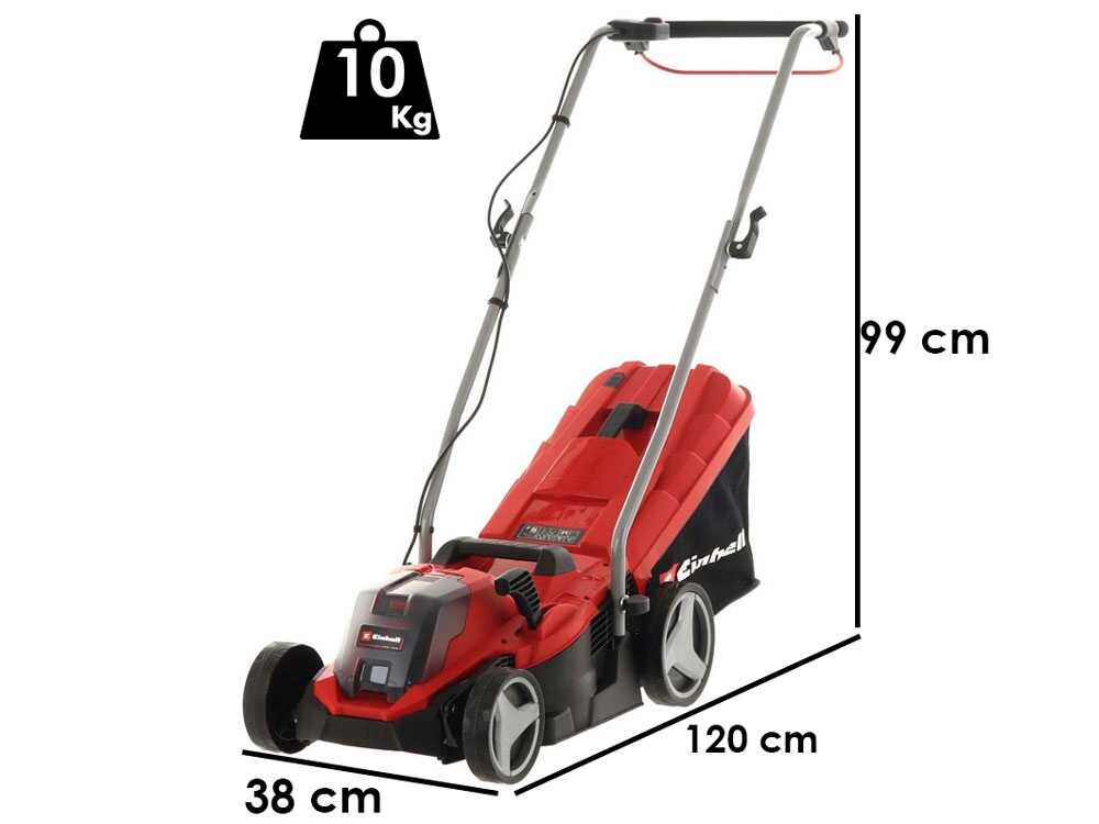 Akku Rasenmäher Einhell GE-CM 18/33 Li – mit Batterie-Kit 18V-4ah und Ladegerät