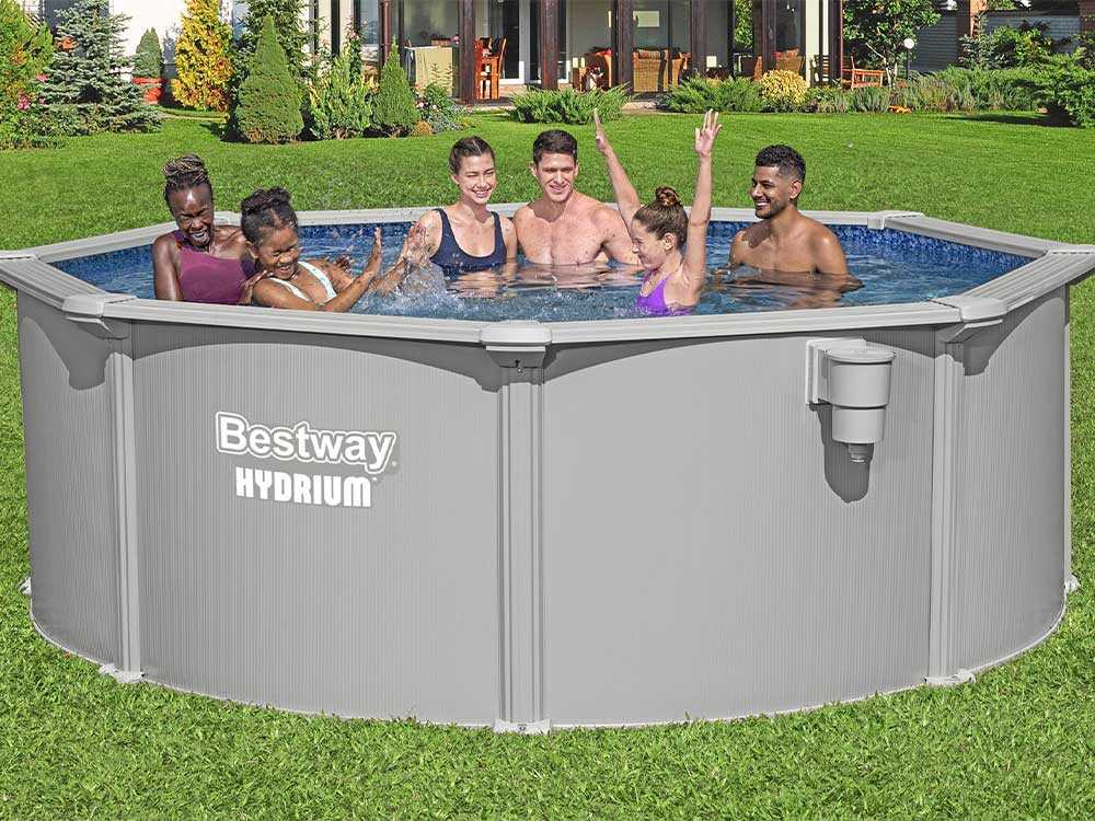 Bestway Hydrium 56566DE – Ø305×122 cm – Stahlwandpool, rund