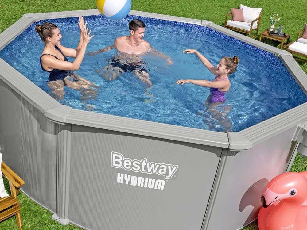 Bestway Hydrium 56574DE – Ø366×122 cm – Stahlwandpool