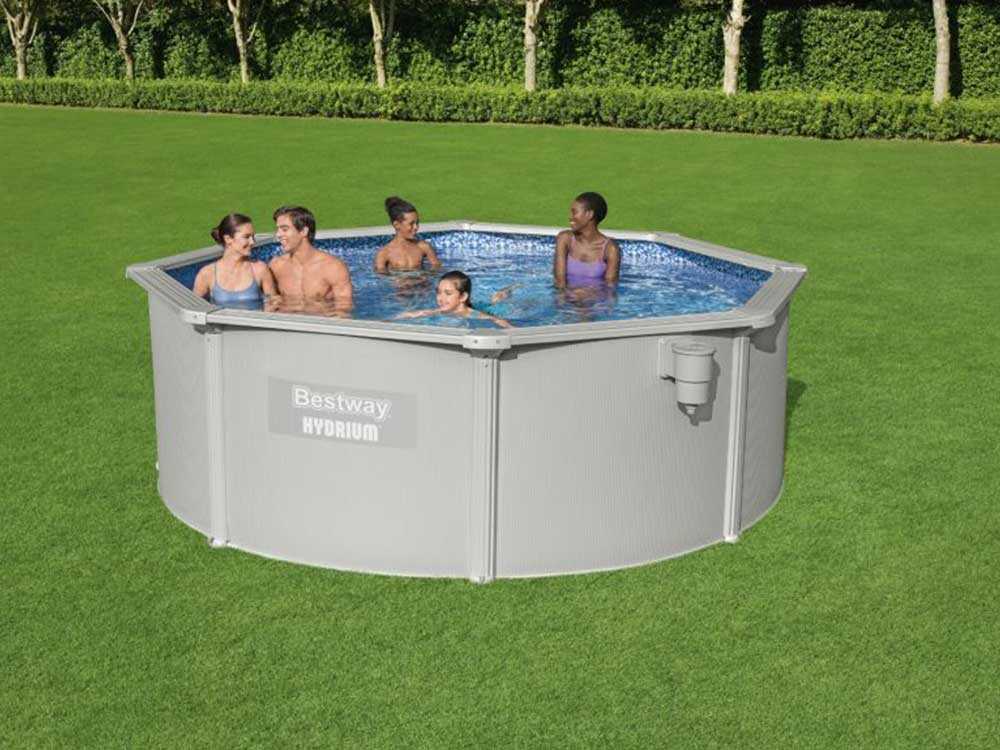 Bestway Hydrium 56574DE – Ø366×122 cm – Stahlwandpool