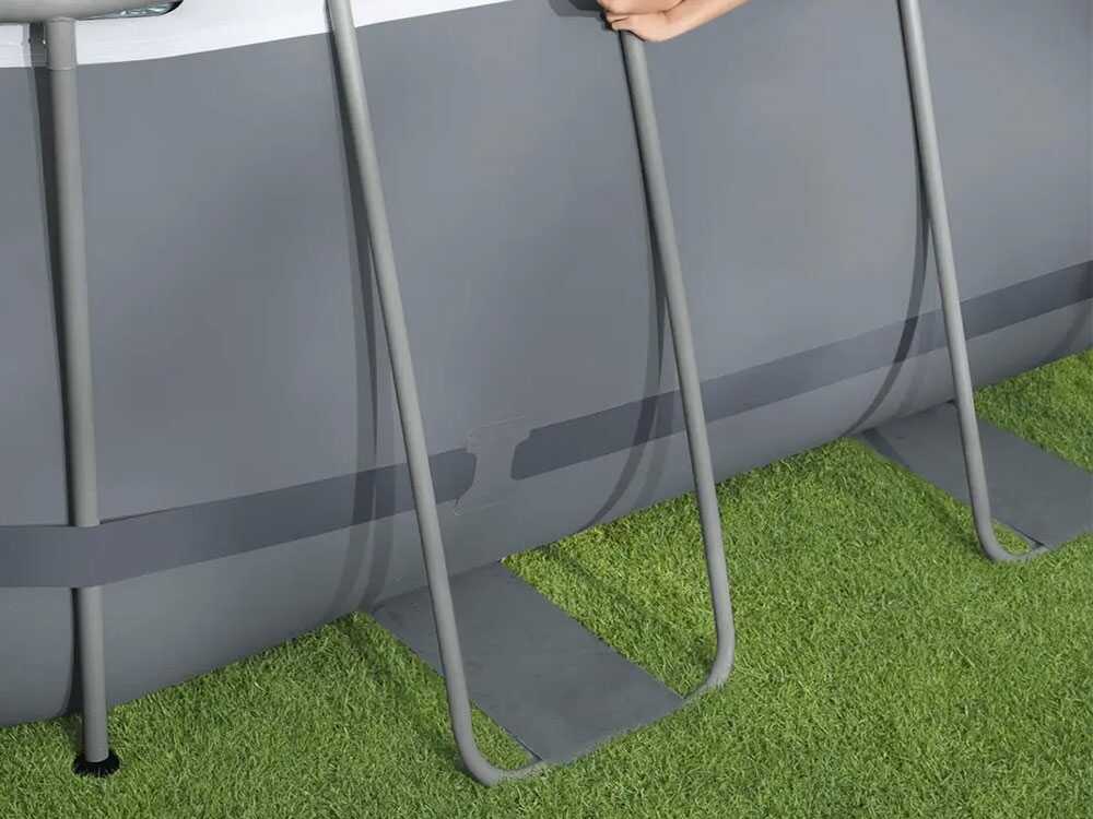 Bestway Power Steel 56620DE – 427x250x100 cm -Frame Pool, oval
