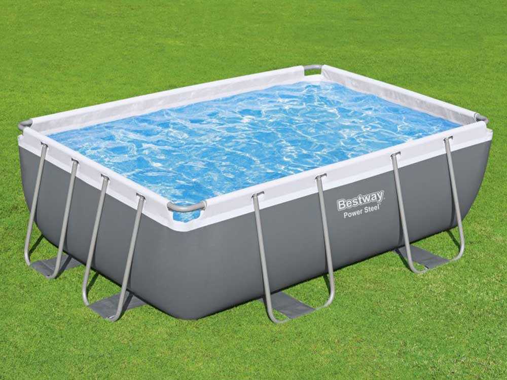 Bestway Power Steel 56629DE – 282x196x84 cm – Frame Pool + Filterpumpe