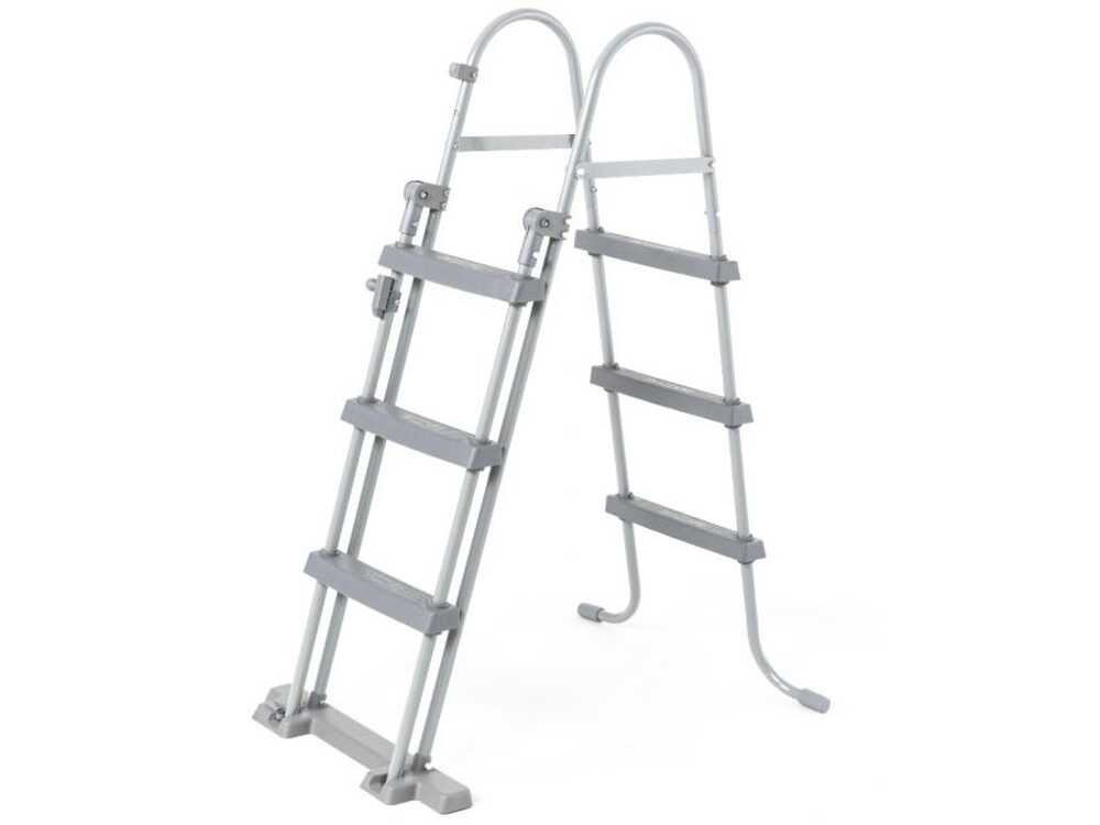 Bestway Steel Pro Max 56418DE – Ø366×100 cm – Runder Pool + Filterpumpe und Leiter
