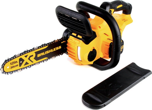 DeWALT DCM565N-XJ Akku-Kettensäge (bl) Flexvolt, 18V, Schwertlänge 30 cm, Kettenart Halbmeißel, 3,8″