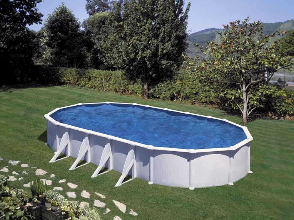 Gre Atlantis Oval 915x470x132cm – Stahlwandbecken