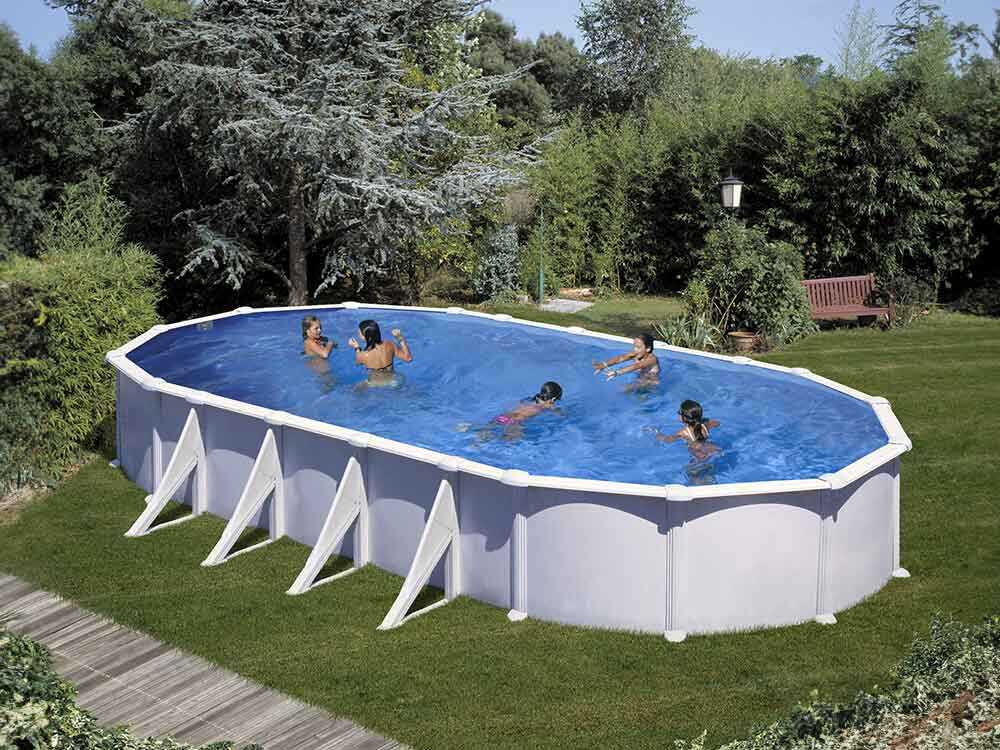 Gre Atlantis Oval 915x470x132cm – Stahlwandbecken