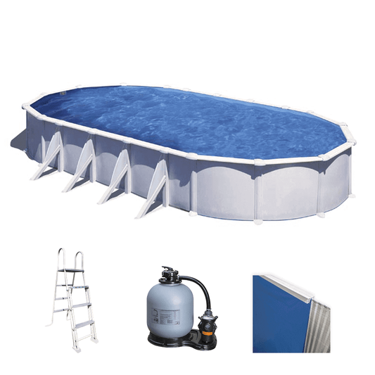 Gre Atlantis Oval 915x470x132cm – Stahlwandbecken