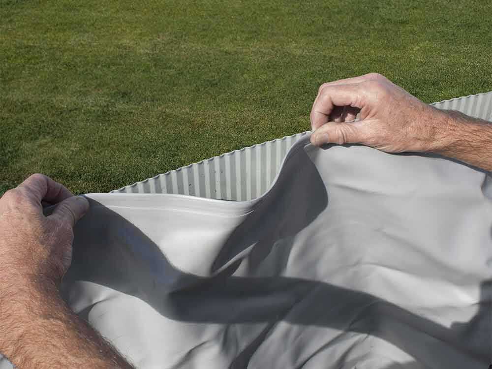 Gre Granada Rundbecken Ø350 x 132 cm – Stahlwandpool