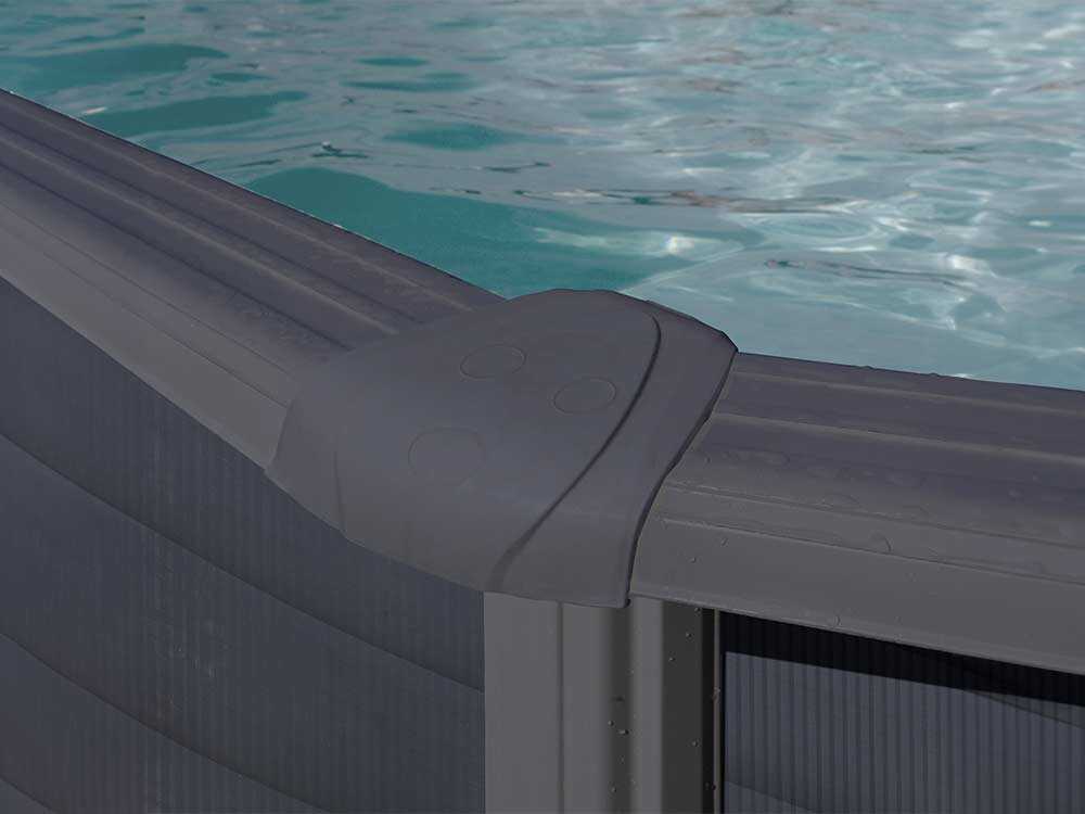 Gre Granada Rundbecken Ø350 x 132 cm – Stahlwandpool