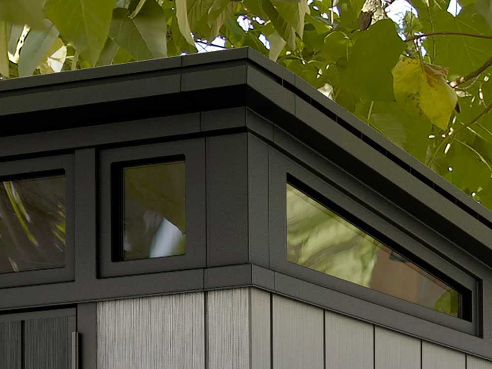 Keter Artisan grau – Gartenhaus – Mit Doppeltüren – 342x218x226 cm