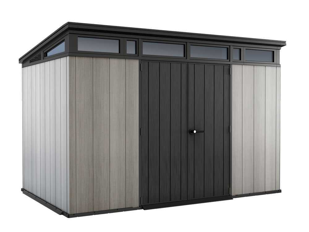 Keter Artisan grau – Gartenhaus – Mit Doppeltüren – 342x218x226 cm