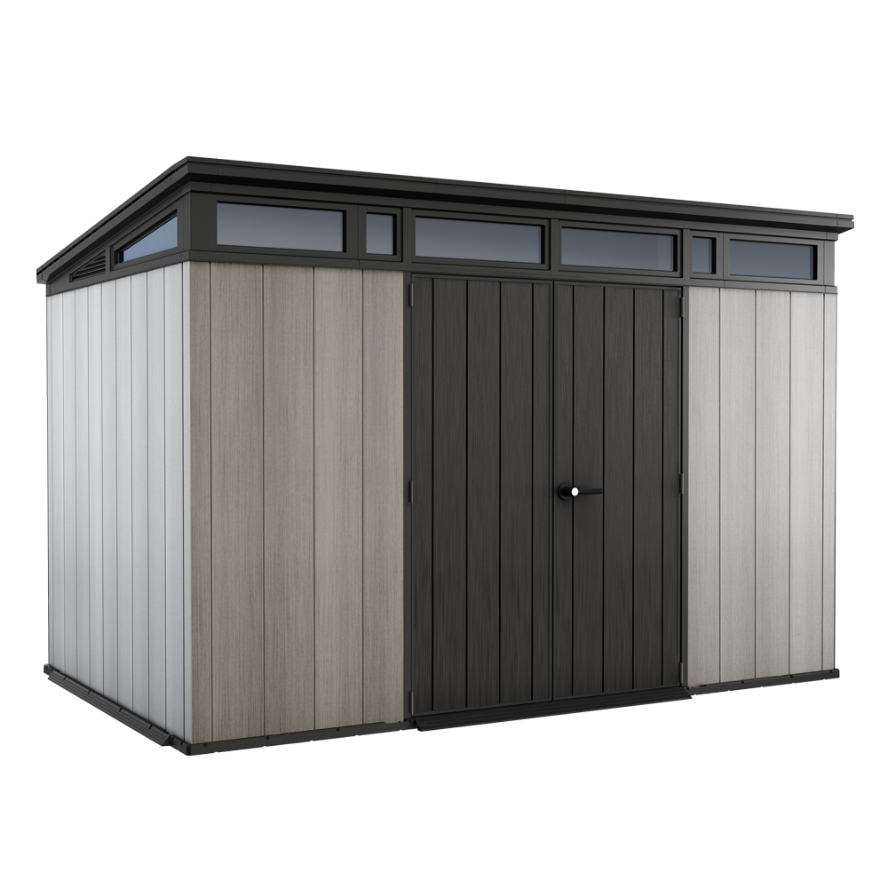 Keter Artisan grau – Gartenhaus – Mit Doppeltüren – 342x218x226 cm