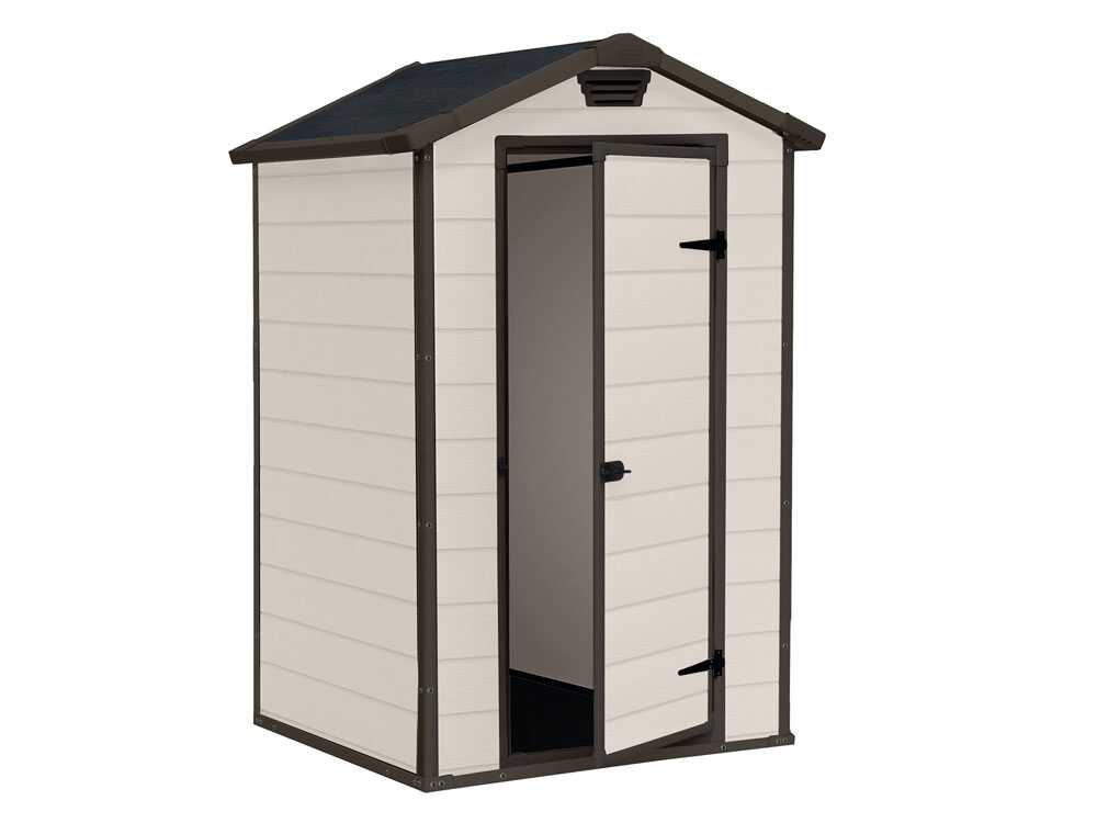 Keter Manor beige – Gartenhaus Schuppen – 129x103x196 cm