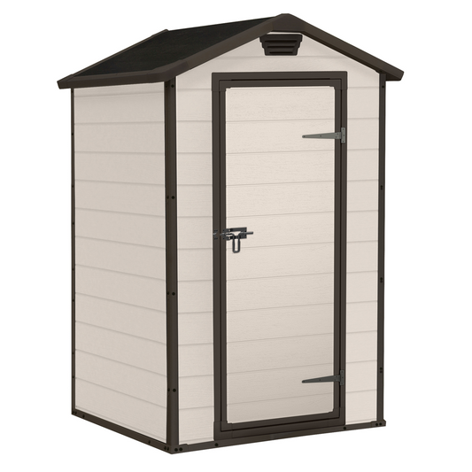 Keter Manor beige – Gartenhaus Schuppen – 129x103x196 cm