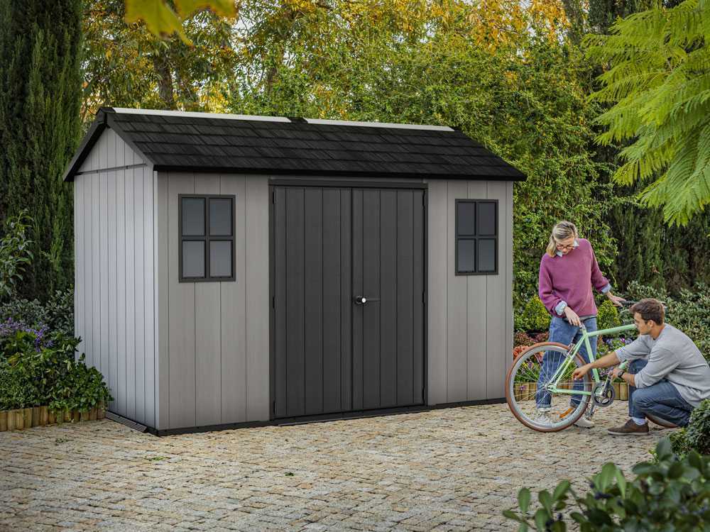 Keter Oakland 1175 – Gartenhaus – mit Seitenfenstern – 350x229x254 cm