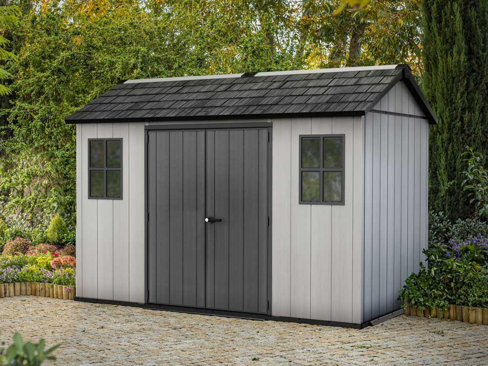 Keter Oakland 1175 – Gartenhaus – mit Seitenfenstern – 350x229x254 cm