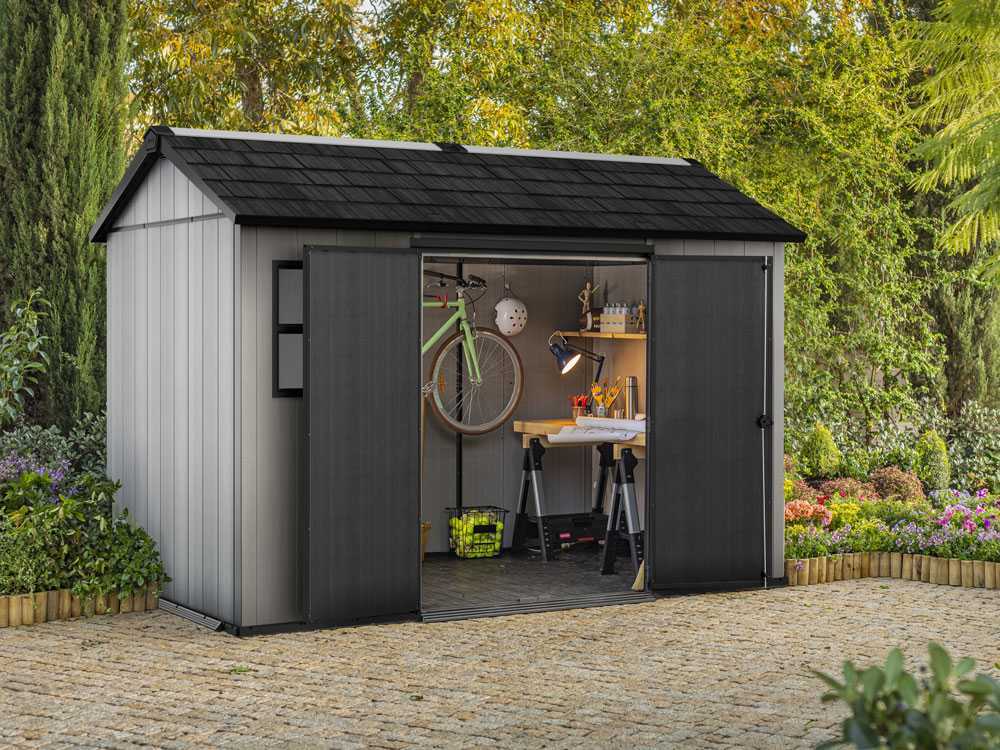Keter Oakland 1175 – Gartenhaus – mit Seitenfenstern – 350x229x254 cm