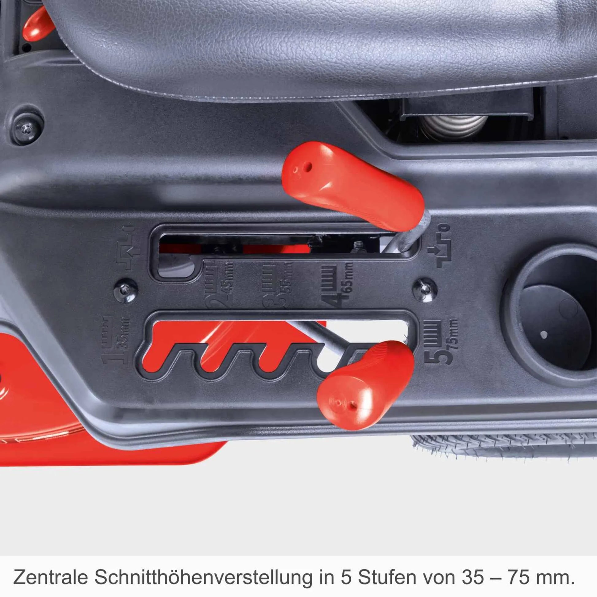 Scheppach MR225-61 Benzin Aufsitzrasenmäher 6PS – 61cm Schnittbreite – 150 L Fangbox – Ohne LED