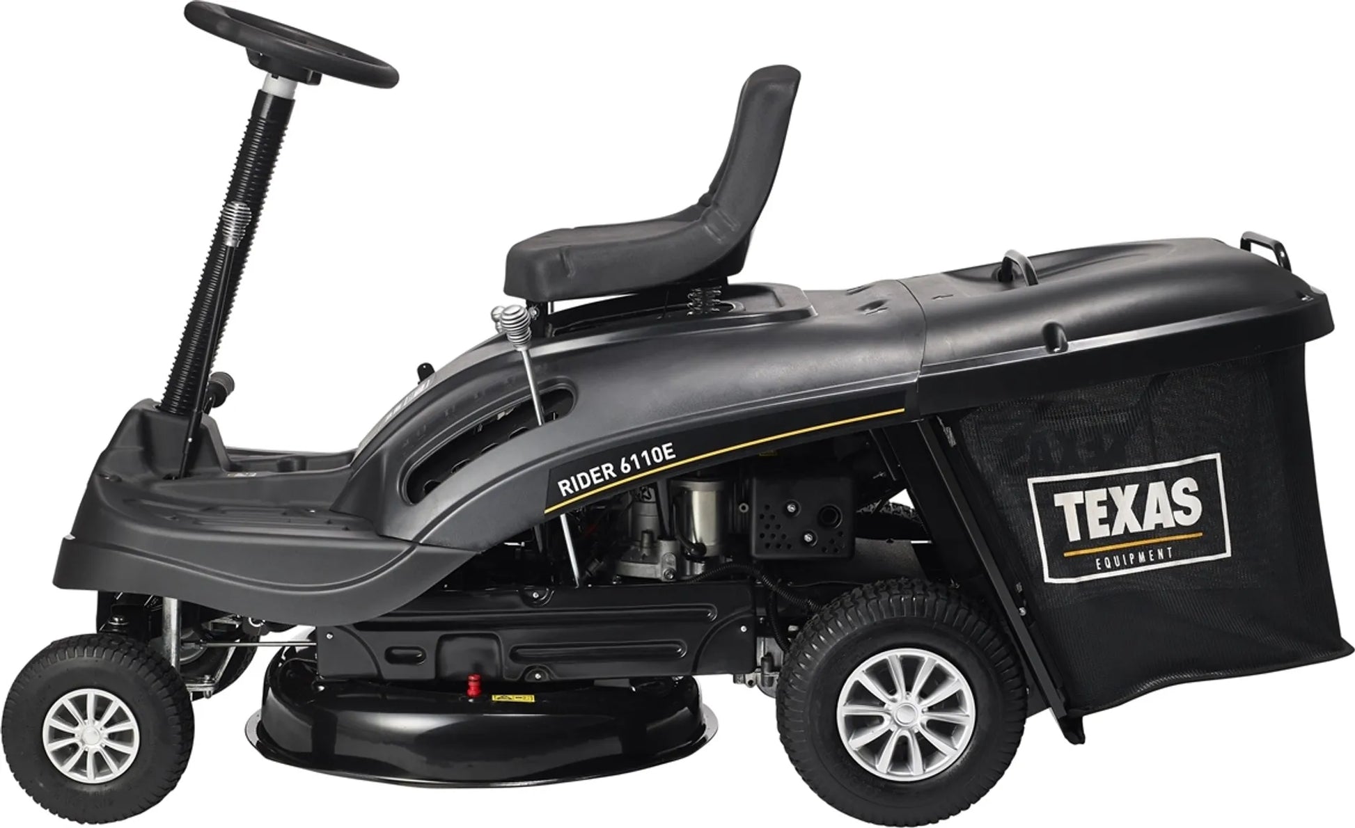 TEXAS Rasenmäher Traktor Rasentraktor Aufsitzmäher Rider 6110E 196cm³ E-Start