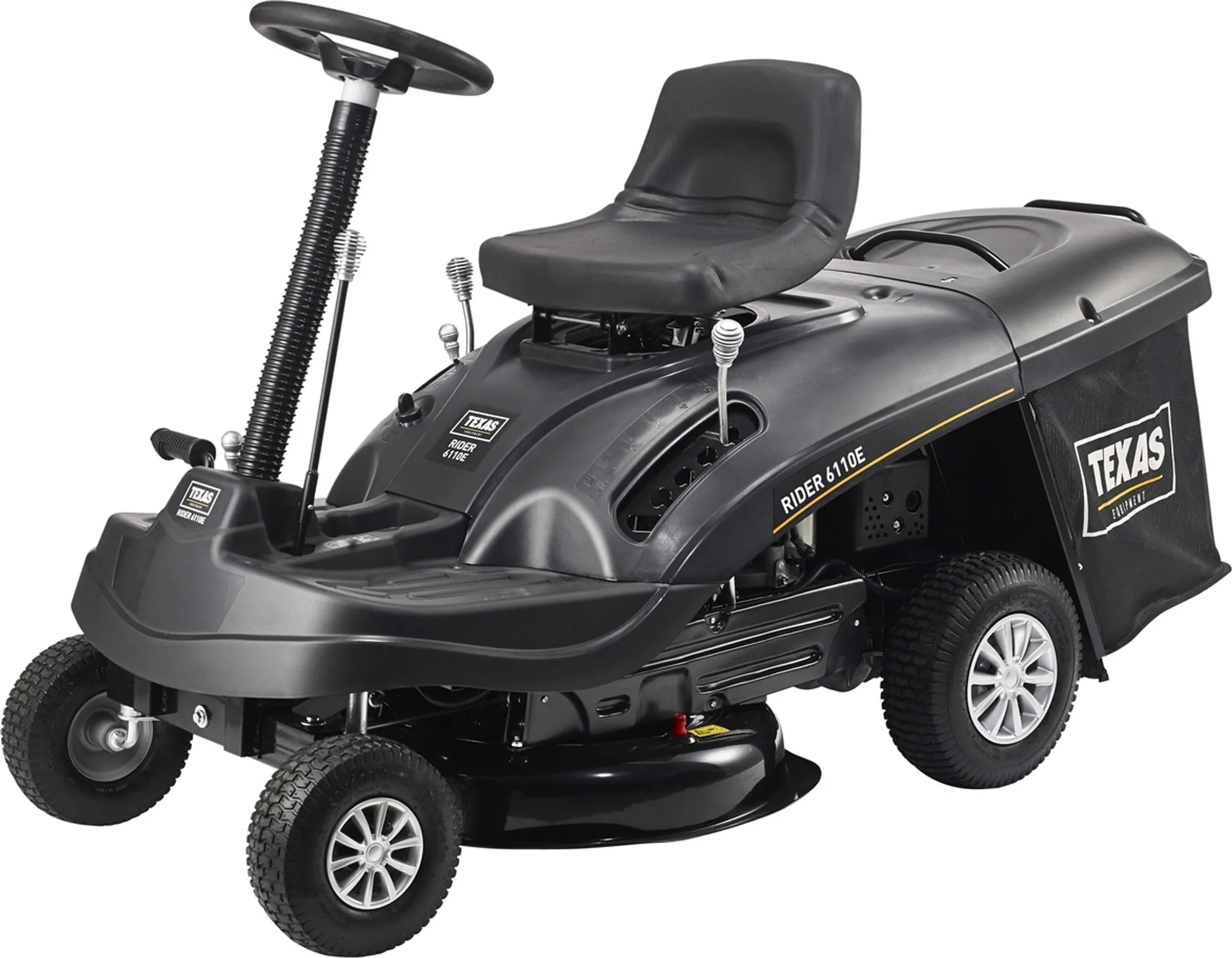 TEXAS Rasenmäher Traktor Rasentraktor Aufsitzmäher Rider 6110E 196cm³ E-Start